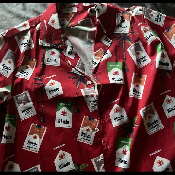 Rhude cigarette shirt